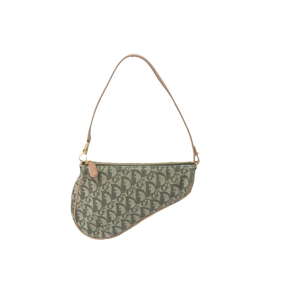 Dior Bag One Hobo Trotter Khaki Saddle Christian Shoulder - Picture 2 of 9